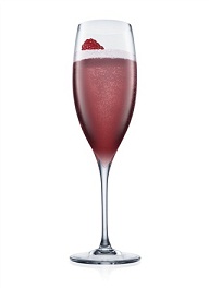 raspberry bellini cocktail